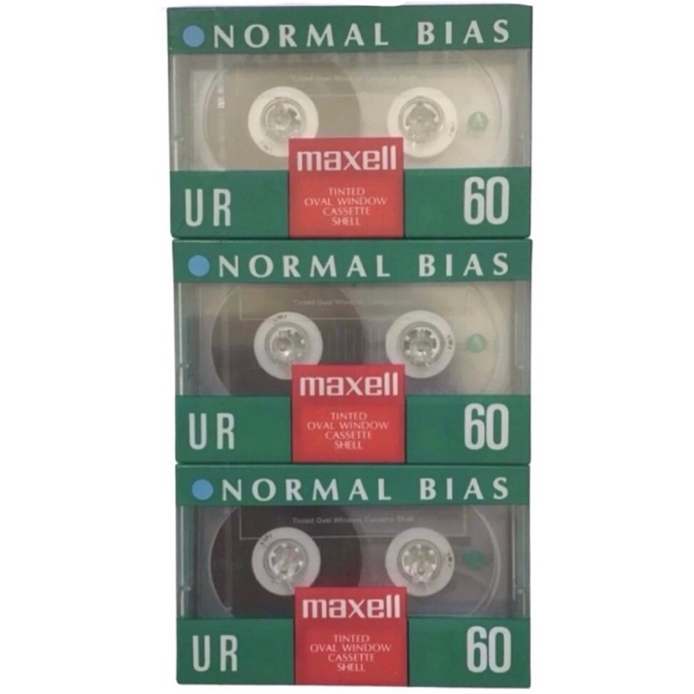 Maxell Blank Cassette Tapes (Set of 3) (NWT)